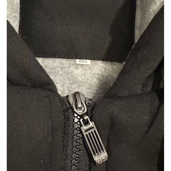 Game of Thrones House Stark Wolf LOGO Men 2XL Winter Hoodie Coat Sweater Jacket - Picture 11 of 12